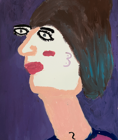 El retrato de mi compañera de trabajo