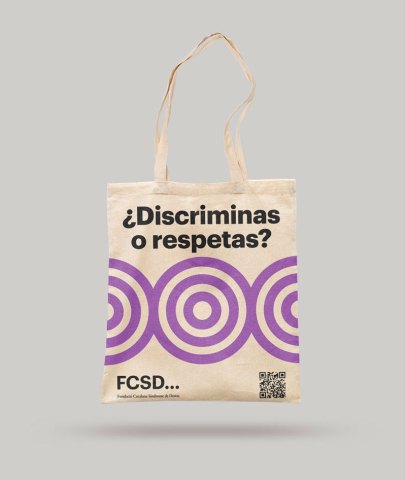 Tote Bag ¿Discriminas o respetas?