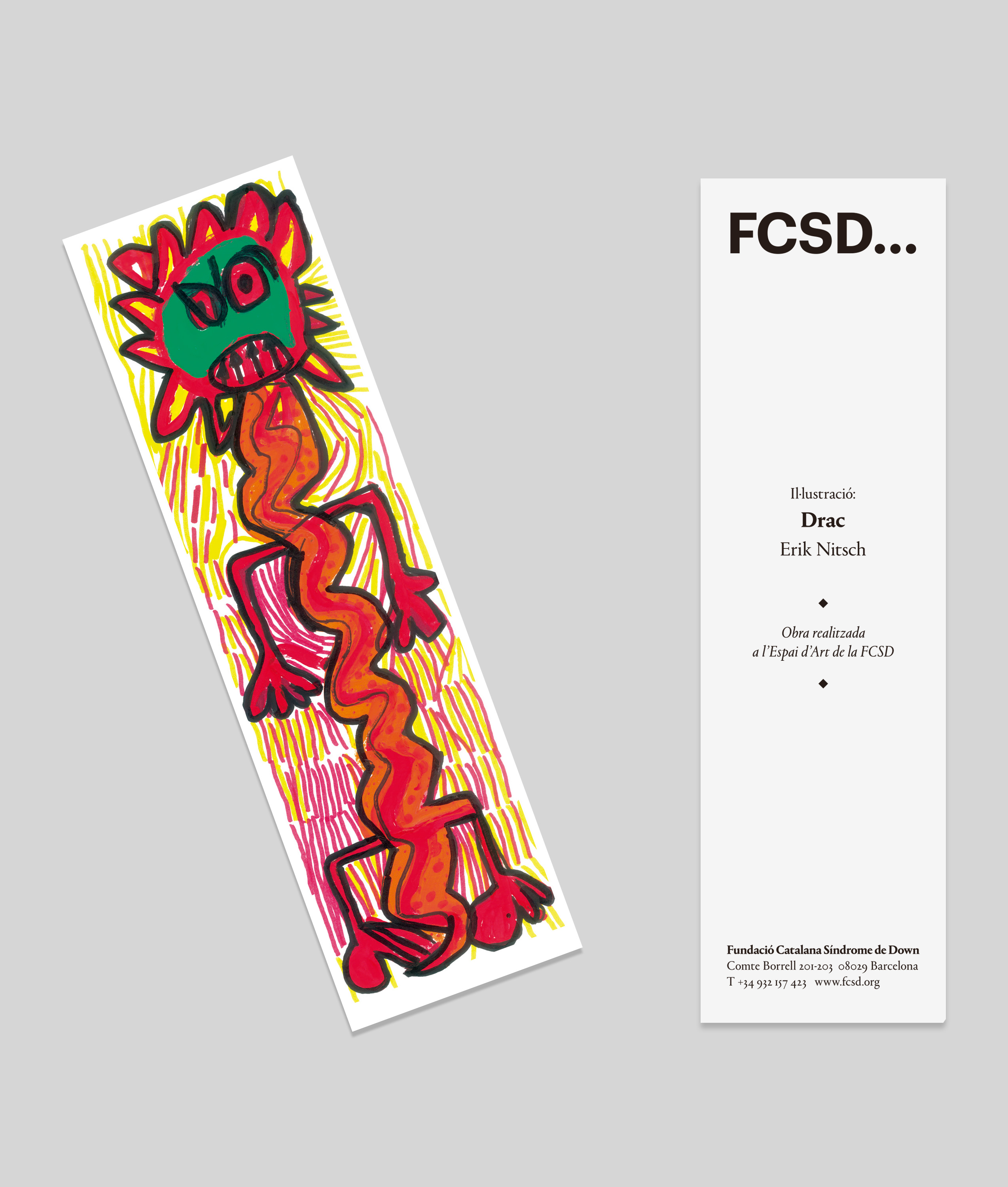 Punt de llibre d'autor: Drac