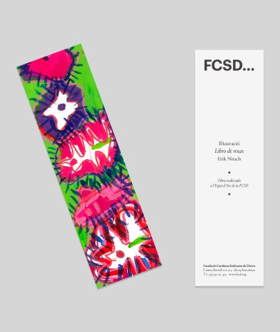 Punt de llibre d'autor: Libro de rosas