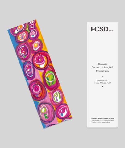 Punt de llibre d'autor: Las rosas de Sant Jordi